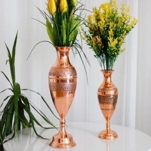 Copper Flower Vase